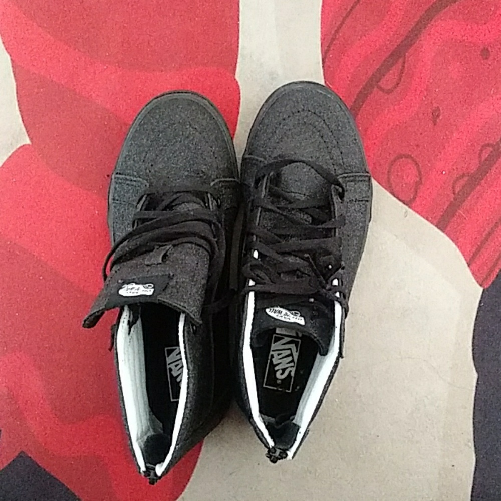 Sparkle Black Vans